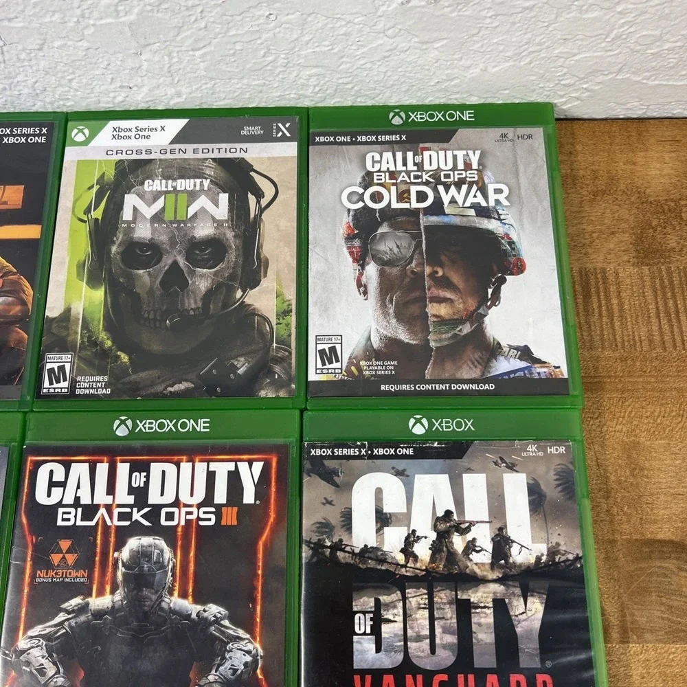Lot Of 9 Call of Duty: Black Ops 6, 3, Modern Warfare, Advanced Warfare, WWII